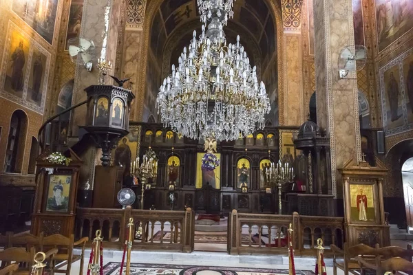 Atene Grecia Luglio 2018 Veduta Interna Della Chiesa Agìa Marina — Foto Stock