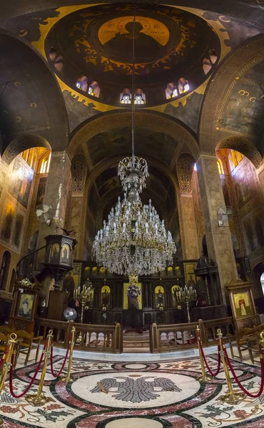 Афіни Греція Липня 2018 Внутрішній Вигляд Церкви Агіа Марина Santa — стокове фото
