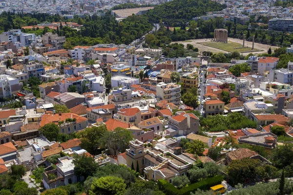 Vue Aérienne Athènes Capitale Grèce Athènes Des Vestiges Significatifs Civilisation — Photo