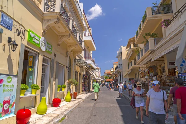 Αθήνα Ελλάδα Ιουλίου 2018 Στους Δρόμους Και Κλασικά Κτήρια Στην — Φωτογραφία Αρχείου