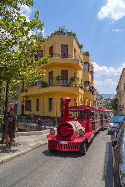 Athens Greece July 2018 Streets Classic Buildings Plaka District Athens — Stock Photo, Image