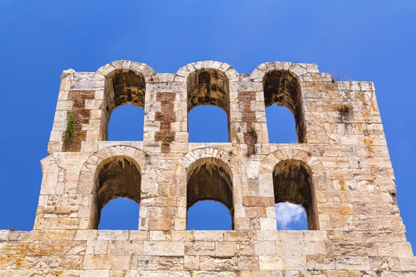 Odeón Herodes Atticus Atenas Grecia Construido 161 Renovado 1950 Utilizado — Foto de Stock