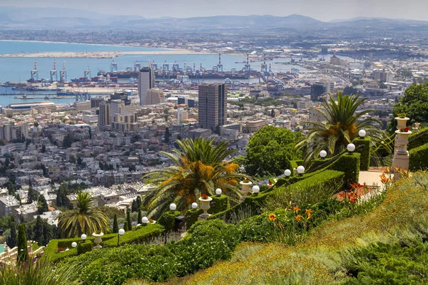 Haifa Israel Junio 2018 Jardines Bahai Templo Sagrado Bahai Construido —  Fotos de Stock