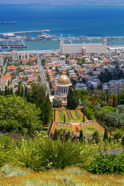 Giardini Bahai Tempio Sacro Della Fede Bahai Costruito Sul Monte — Foto Stock