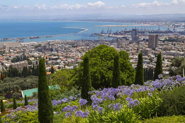 Haifa Israele Giugno 2018 Giardini Bahai Tempio Sacro Della Fede — Foto Stock