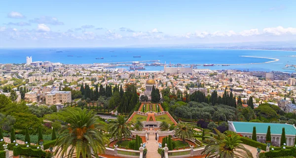 Giardini Bahai Tempio Sacro Della Fede Bahai Costruito Sul Monte — Foto Stock