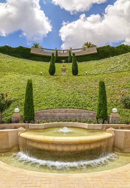 Jardines Bahai Santuario Del Bab Una Santa Peregrinación Para Los —  Fotos de Stock