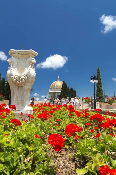 Haifa Israel Juni 2018 Haifa Stadtbild Und Bahai Garden Schrein — Stockfoto