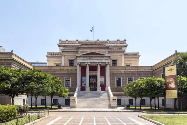 Atenas Grecia Julio 2018 Vista Exterior Antigua Casa Del Parlamento — Foto de Stock