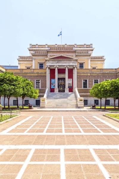 Atenas Grecia Julio 2018 Vista Exterior Antigua Casa Del Parlamento — Foto de Stock