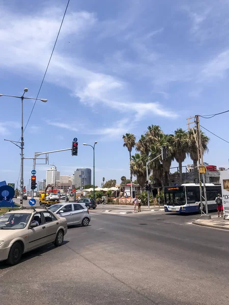 Tel Awiw Jafa Izrael Czerwca 2018 Ogólną Architekturę Gród Tel — Zdjęcie stockowe