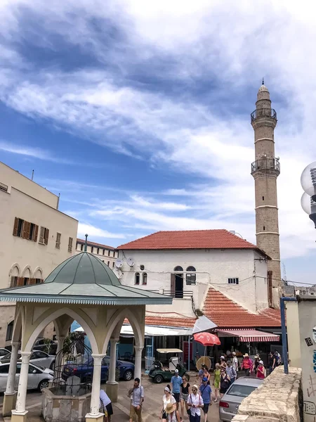 Yafo Israel June 2018 Exterior View Mahmoudiya Mosque Old City — Stock Photo, Image