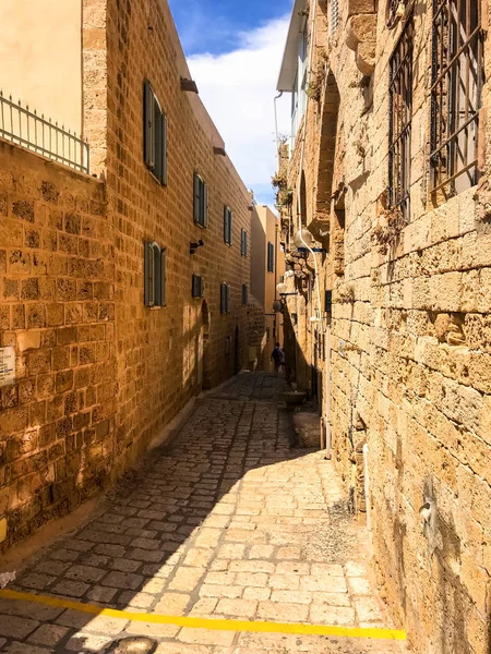 Yafa Srail Haziran 2018 Eski Sokakları Şerit Eski Şehir Yafo — Stok fotoğraf