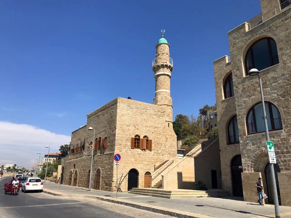 Tel Aviv Jaffa Izrael Června 2018 Mešita Bahr Nebo Moře — Stock fotografie