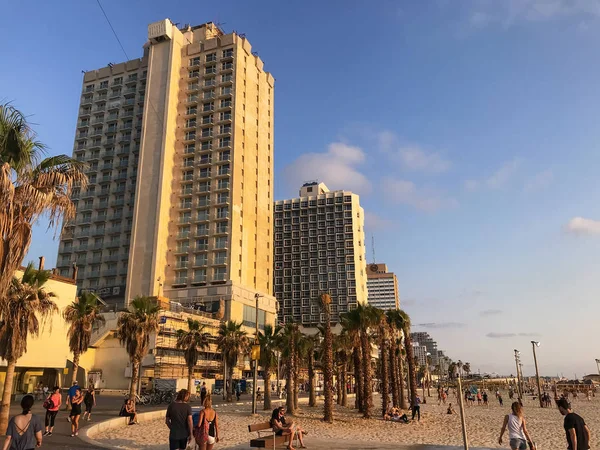 Tel Aviv Israël Juni 2018 Strandboulevard Van Tel Aviv Lokale — Stockfoto
