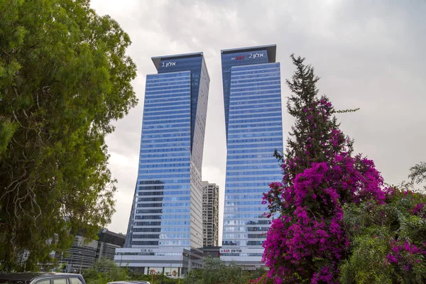 Tel Aviv Yafa Srail Haziran 2018 Modern Mimari Finansal Bölge — Stok fotoğraf