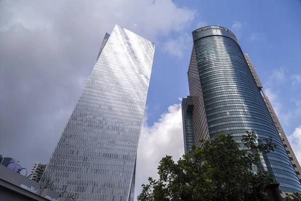 Tel Aviv Srail Haziran 2018 Dış Görünüm Azrieli Sarona Kulenin — Stok fotoğraf