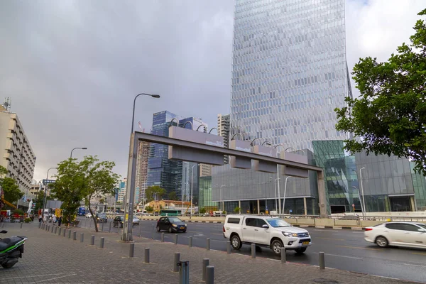 Tel Aviv Yafo Israel Junho 2018 Vista Dos Edifícios Ruas — Fotografia de Stock