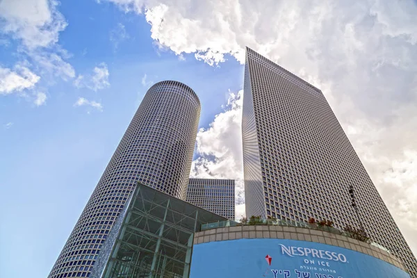 Tel Aviv Israel Junho 2018 Vista Exterior Azrieli Center Três — Fotografia de Stock