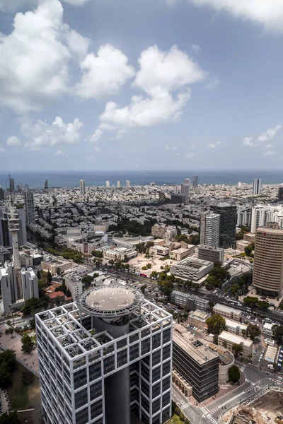 Τελ Αβίβ Ισραήλ Ιουνίου 2018 Εναέρια Άποψη Από Κτίρια Και — Φωτογραφία Αρχείου