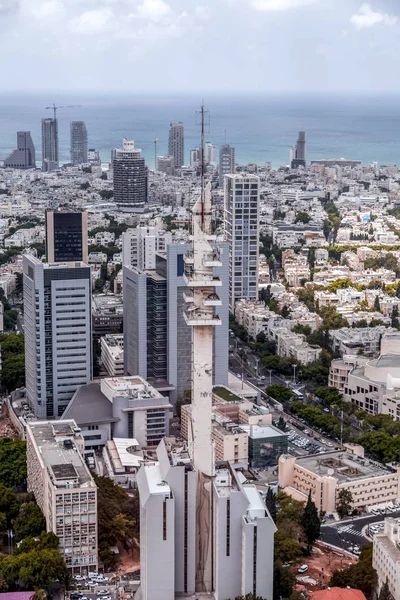 Тель Авив Израиль Июня 2018 Года Башня Марганит Значительная Достопримечательность — стоковое фото