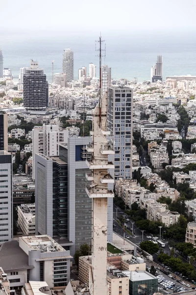 Tel Aviv Israel June 2018 Marganit Tower Significant Landmark Tel — Stock Photo, Image