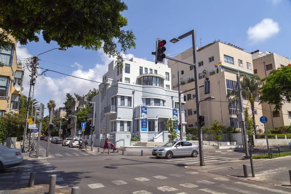 Tel Aviv Yafo Izrael Června 2018 Urban Pohled Slavného Rothschild — Stock fotografie