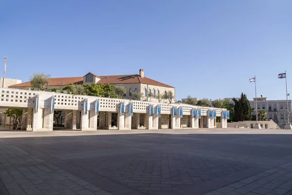 Jerusalén Israel Junio 2018 Vista Exterior Del Complejo Municipal Ayuntamiento — Foto de Stock