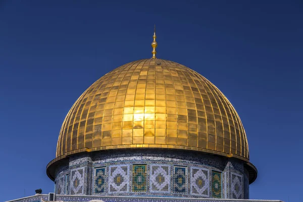 Exterior View Dome Rock Qubbat Sakhrah Arabic Holy Site Old — Stock Photo, Image