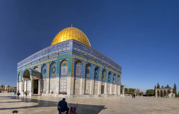 Єрусалим Ізраїль Червня 2018 Зовнішнє Подання Купол Скелі Аль Qubbat — стокове фото