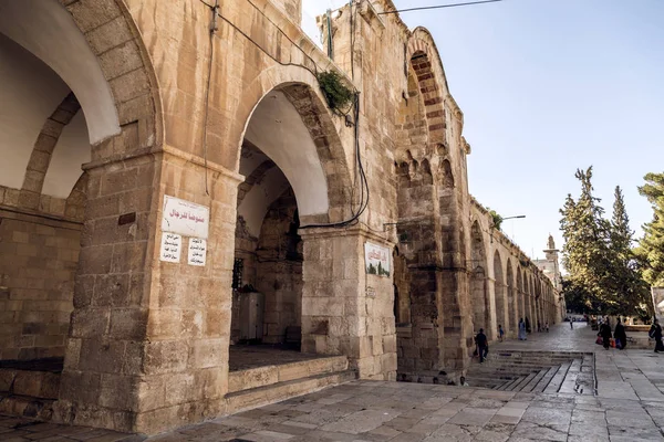 Jeruzalém Izrael Června 2018 Okolí Dóm Skály Qubbat Jako Sakhrah — Stock fotografie
