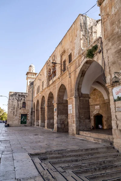 Jerusalem Israel June 2018 Surroundings Dome Rock Qubbat Sakhrah Arabic — Stock Photo, Image