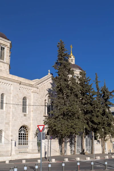 Holy Trinity Katedrali Rus Ortodoks Kilisesi Kudüs 1860 1872 Yılında — Stok fotoğraf