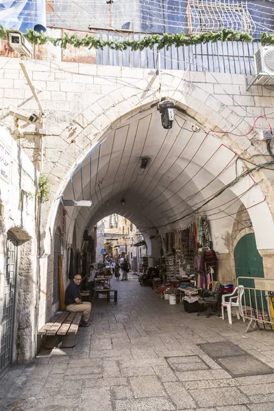Jerusalem Srail Haziran 2018 Eski Çarşısı Yanı Jerusalem Eski Şehir — Stok fotoğraf