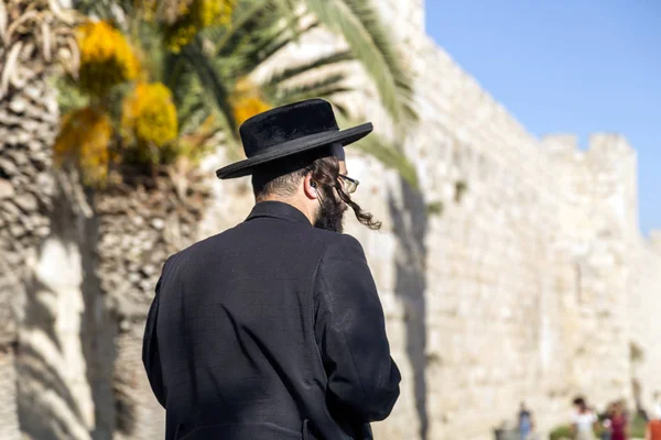 Jeruzsálem Izrael 2018 Június Egy Ultra Ortodox Zsidó Vagy Haridi — Stock Fotó