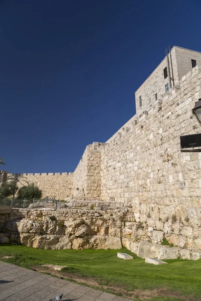 Jerusalem Israel June 2018 Panoramic View Old City Walls Jerusalem — Stock Photo, Image