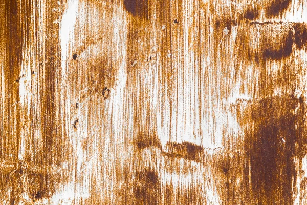 Ржавая Поверхность Царапинами Белом Фоне — стоковое фото