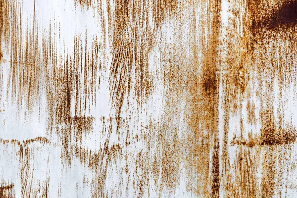 Rusty surface with scratches on white texture background