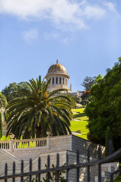 Jardines Bahai Templo Sagrado Bahai Construido Monte Carmelo Haifa Israel —  Fotos de Stock