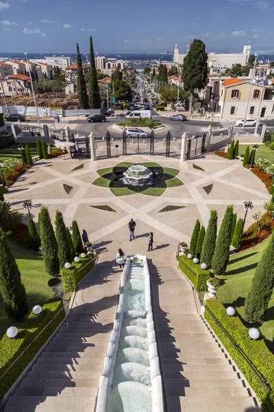 Haifa Srail Haziran 2018 Alman Kolonisi Veya Moshava Hagermanit Mahalle — Stok fotoğraf