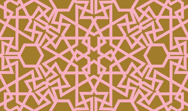 Αφηρημένα Χωρίς Ραφή Πρότυπο Σχεδιασμού Γεωμετρικό Μοτίβο Ανατολίτικο Μαυριτανικό Στιλ — Διανυσματικό Αρχείο