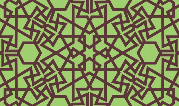 抽象无缝图案设计与东方摩尔风格几何图案 重复背景 — 图库矢量图片