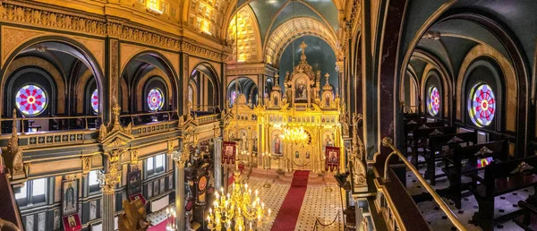 Istanistanbul Türkei Oktober 2018 Innenansicht Der Bulgarischen Kirche Sveti Stefan — Stockfoto