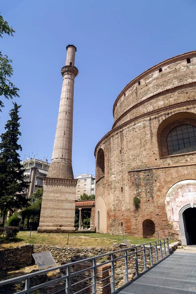 Thessalonique Grèce Juillet 2018 Vue Extérieure Rotonde Ancien Temple Thessalonique — Photo