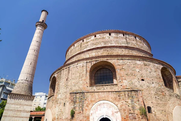 Außenansicht Der Rotunde Einem Antiken Tempel Thessaloniki Griechenland — Stockfoto