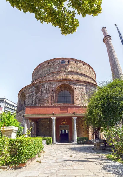 Außenansicht Der Rotunde Einem Antiken Tempel Thessaloniki Griechenland — Stockfoto