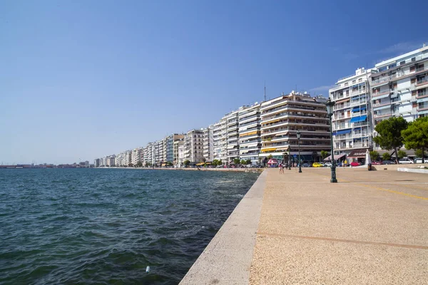 Thessalonik Yunanistan Temmuz 2018 Selanik Yunanistan Ege Denizi Nin Güney — Stok fotoğraf