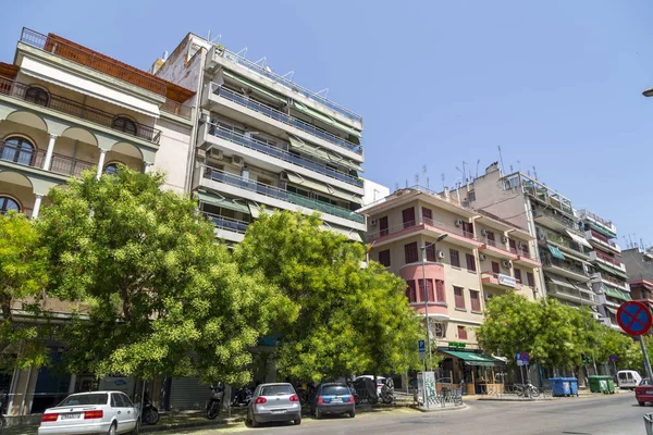 Soluň Řecko Července 2018 Street View Městská Architektura Soluni Druhé — Stock fotografie
