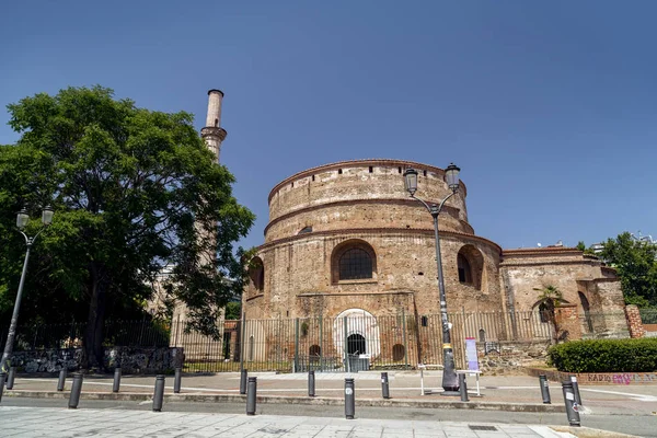 Thessaloniki Griechenland Juli 2018 Außenansicht Der Rotunde Einem Antiken Tempel — Stockfoto