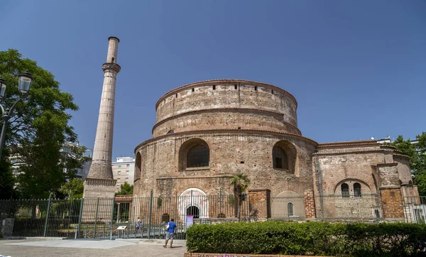 Thessaloniki Griechenland Juli 2018 Außenansicht Der Rotunde Einem Antiken Tempel — Stockfoto